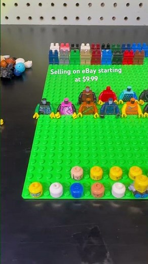 LEGO Minifigure Parts Bulk Lot Multicolor More Than 10 Pieces Assorted