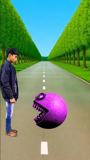 wait me jump on new colour monster Pac-Man vs Big monster Pac-Man #shorts #youtubeshorts