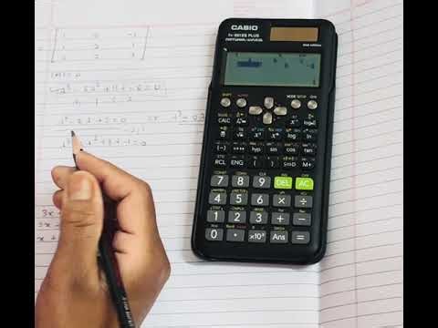 Calculator use to find Eigen value and to solve simultaneous equations.