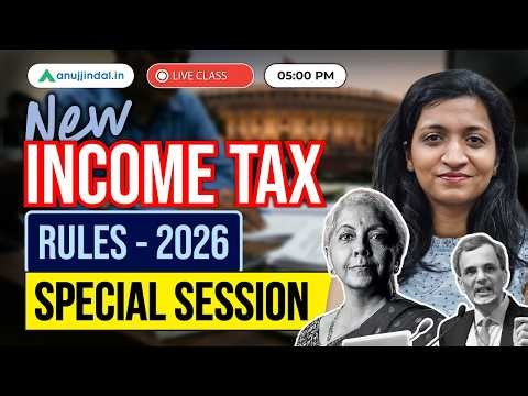 New Tax Regime 2026 | Important Updates for RBI SEBI NABARD Preparation | Anuj Jindal