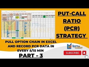 PCR data ko 5/15 record kaise kare Part 3 || How do you calculate a put/call ratio?