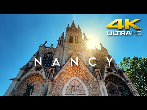 4K Ultra HD, Walk in NANCY France 🇫🇷 City Center | Relaxing Walking Tour on a Sunny Afternoon