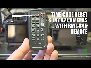 TIME CODE SYNC RESET REMOTE SONY RMT-845