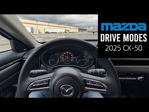 Drive Modes of the 2025 Mazda CX-50