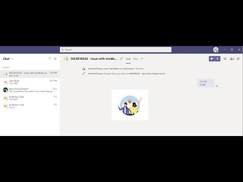 Start a group conversation from the ticket | Teams Integration | ServiceNow for Microsoft Teams