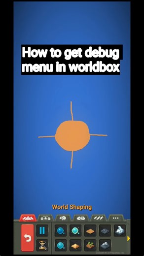 How to get debug menu in worldbox #worldbox #trending #debug #menu #viral #fyp #gaming #fy