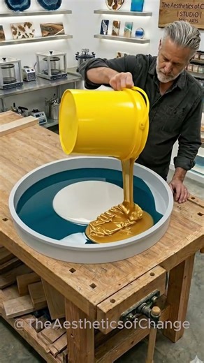 This Resin Table Looks Like Glass 😳✨ (Wait for the Ending!)