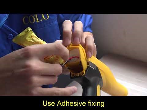 How to replace the old cascade of powder coating gun