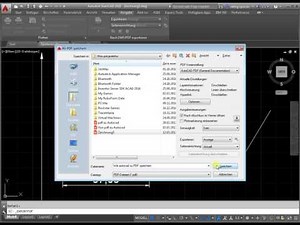 Wie autocad zu PDF speichern