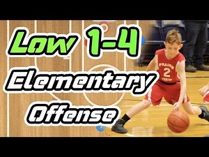 Low 1-4 Basketball Plays for Elementary School Basketball Teams