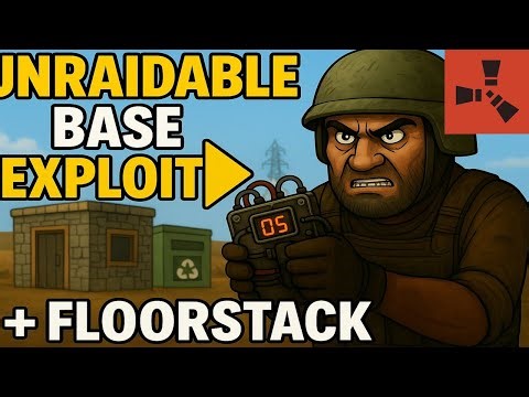 UNRAIDABLE Floorstacked Base exploit in RUST...