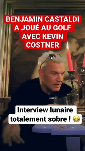 Benjamin Castaldi a joué au golf avec Kevin Costner et dîné avec Harrison Ford ! #castaldi #ivre