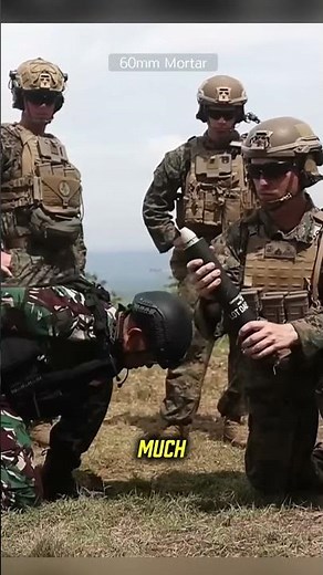 US Marines Teaching Mortar Drills
