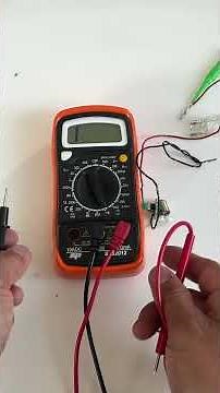 How to check bulb using multimeter and portable battery