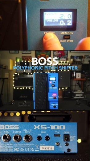 Boss XS-100 Poly Shifter Octave Pitch-Shifter #boss #bosspedals #guitarpedals #pedalboard #guitar