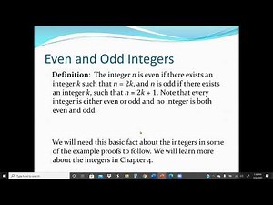 Introduction to Proofs