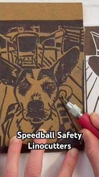 Speedball Safety Linocutters Demo | Linozip