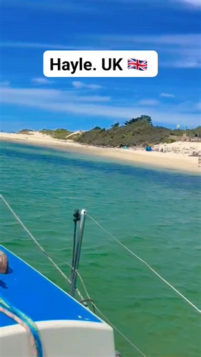 This is the Caribbean, from a sailing boat. Well actually its Cornwall, mainland UK #travel #nature | Beautiful Cornwall