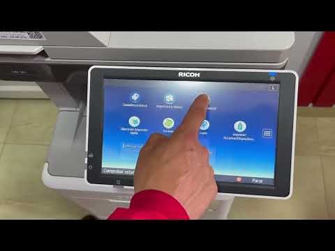 Instrucciones de escáner Ricoh MP 501