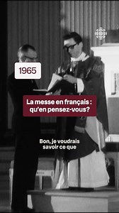 56K views · 390 reactions | Le 7 mars 1965, le pape Paul VI célèbre la messe en italien. C’est la fin des messes en latin pour les églises catholiques du Canada. ⛪️ « Bien, c’est extraordinaire. Enfin, on peut comprendre ce qui se passe. » Source : Aujourd'hui, 9 mars 1965 | Les Archives de Radio-Canada | Facebook
