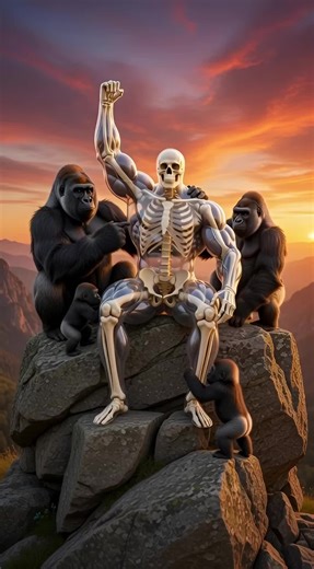 Gorilla Transformation Animation