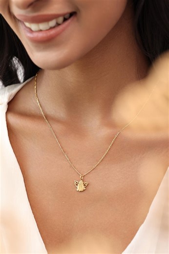 Graduation Gift | Guardian Angel Jewelry | Spiritual Keepsake | Minimalist Angel Necklace Pendant - Etsy