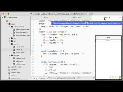 Introducing Ionic 2: Making API Calls | packtpub.com