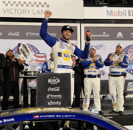 NASCAR top-10 driver rankings updated after Chase Elliott wins