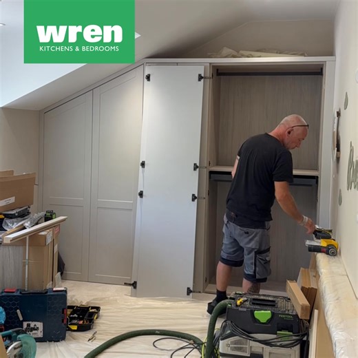 With a wide range of door & drawer styles and an impressive selection of calming to statement colour options, there's a Wren bedroom to suit every home! | Wren Kitchens | Facebook