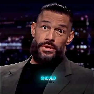 Roman Reigns Interview Jimmy Fallon 😂🔥 #wwe #shorts #trending