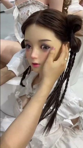 Asian Love Doll | Realistic Silicone Beauty with Twin Ponytails