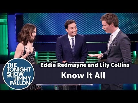 Know It All with Eddie Redmayne and Lily Collins