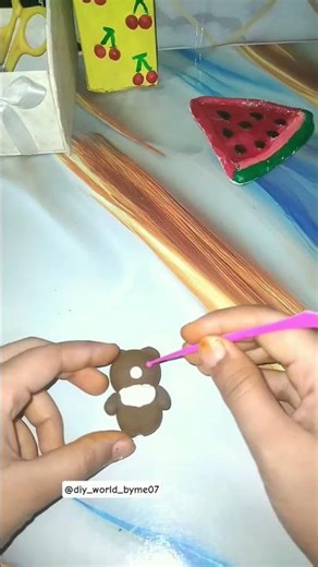 clay keychain ideas with air dry clay #diy #art #craft #youtubeshorts #viral #shorts