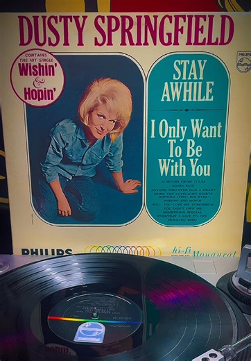 Stay Awhile/I Only Want To Be With You by Dusty Springfield (1964) #dustyspringfield #vinylrecords #60smusic #fyp