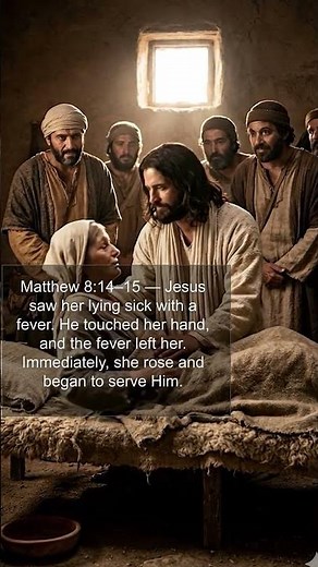 Jesus Heals Peter’s Mother-in-Law - Matthew 8:14–15