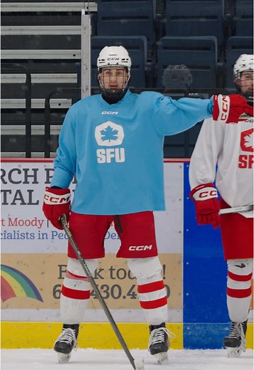 Max Potvin Mic’d up part 1? That’s crazy talk #RiseInRed #hockey #hockeytok #hockeyboys #micdup #sfu #vancouver