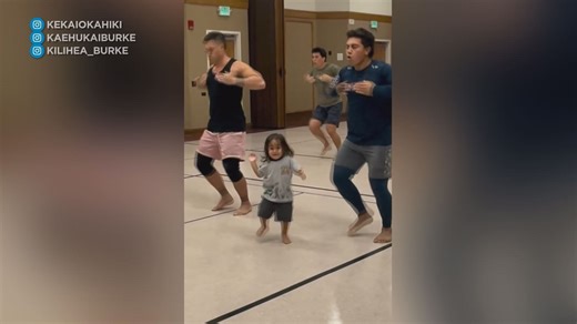 Adorable 1-year-old hula dancer goes viral