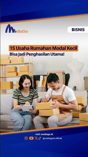 15 Usaha Rumahan Modal Kecil yang Menguntungkan! #usaharumahan #idebisnis #bisnispemula