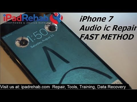 iPhone 7 Audio ic repair--FAST METHOD