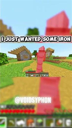 Minecraft Iron Golems have NO chill! 🤖💀 #minecraft #trending