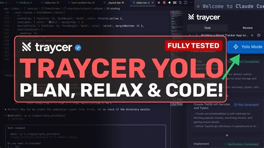 Traycer YOLO：规划即代码！AI智能体自动生成，这才是真Agent编程！