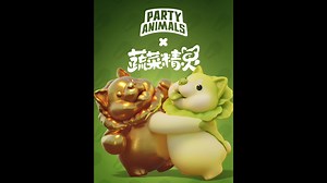 Join the Fun with Cabbage Dog at the Party Animals Game!