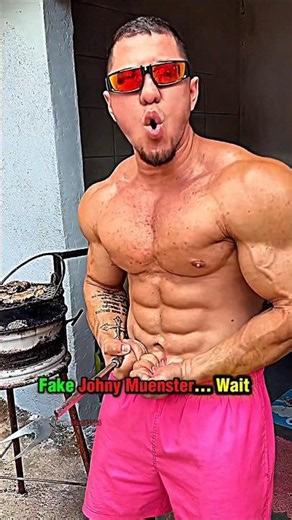 Johny Muenster: Insane Different 🥶 #bodybuilding #shortsviral