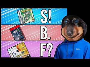 Pokemon Games Tier List!