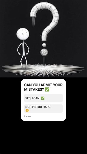 CAN YOU ADMIT YOUR MISTAKES? ✅ #shorts #fun #funny