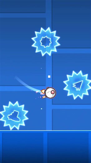 controlling the sawblade 2 #geometrydash #gd