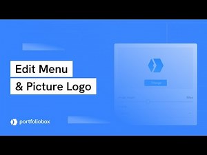 Customising Menus and Logos in Portfoliobox