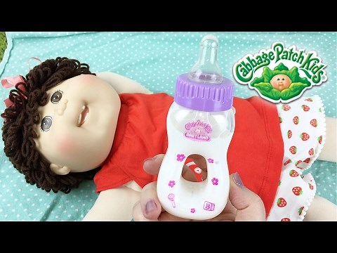 Babyland Exclusive Cabbage Patch Kid Olive Changing & Modified Magic Bottle