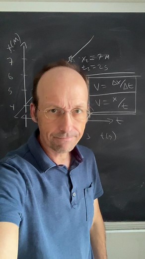 Please stop using #velocity = distance / time. It’s not. Here’s why. #physics #graph #kinematics | Rhett Allain