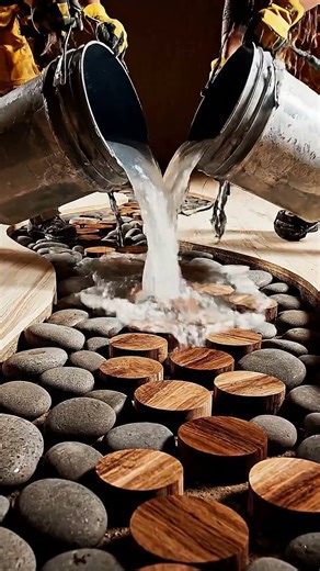 Watch This Stunning Epoxy River Floor Come to Life #landscape #epoxy #satisfying #spring 33 4k